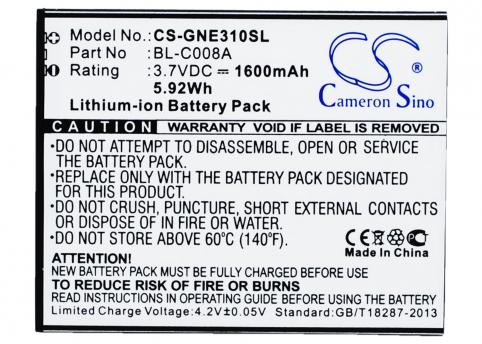 Batteria per telefono gionee bl c008a elife e3 batteria