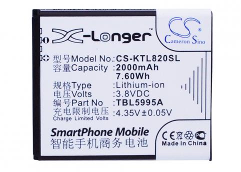 Batteria telefono k touch l820c
