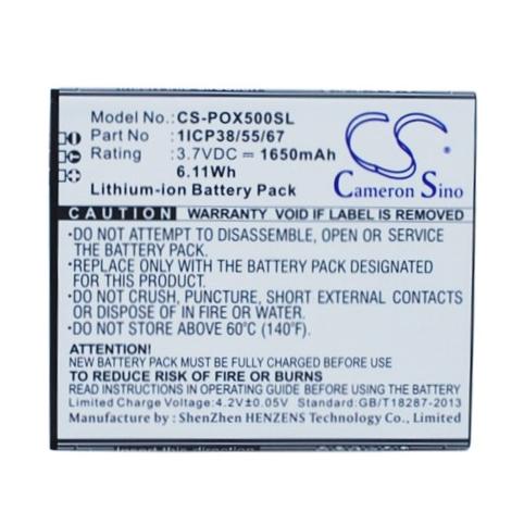 Batteria telefono navon mizu d500