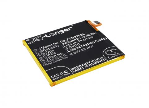 Batteria  zte li3834t43p6h726452