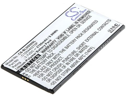 Batteria telefono blu d950