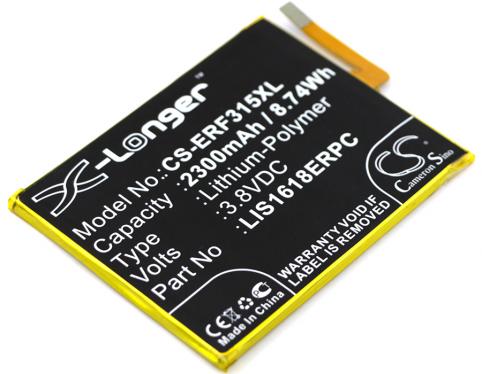 Batteria per telefono sony lis1618erpc xperia e5 batteria