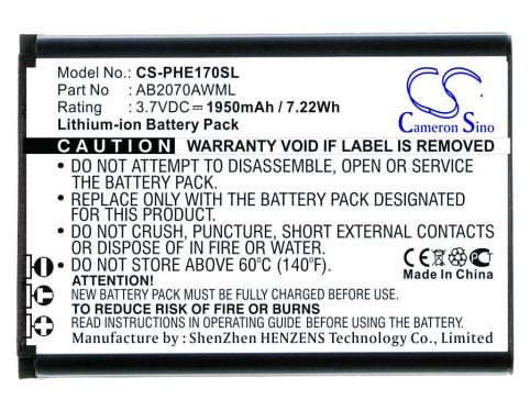 Batteria telefono philips e170