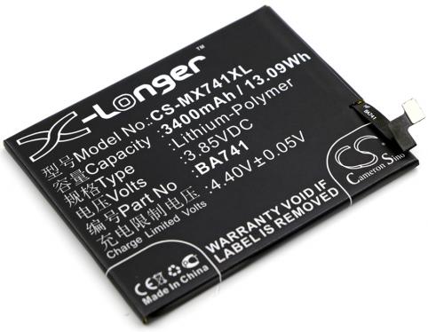 Batteria  meizu haute capacitée ba741 e2