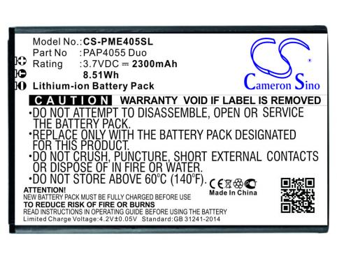 Batteria  prestigio pap4055 duo