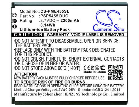 Batteria telefono prestigio psp5455 duo