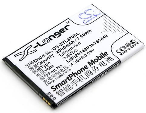 Batteria telefono zte blade l2 plus
