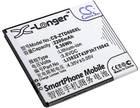 Batteria telefono zte blade d6 dual sim