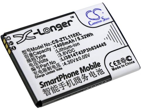 Batteria  zte li3814t43p3h634445 blade l110