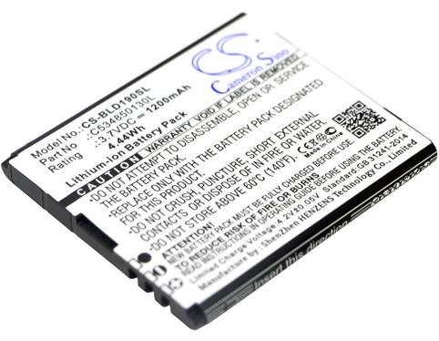 Batteria telefono blu d190
