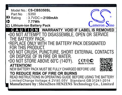 Batteria telefono cubot s350