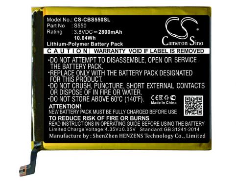 Batteria telefono cubot s550