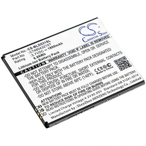 Batteria  blu c746043210t d530k
