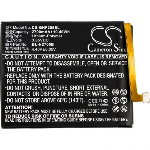 Batteria telefono gionee f205