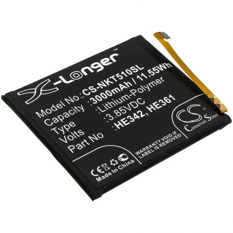 Batteria  nokia he342 5.1 plus
