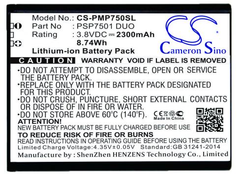 Batteria  prestigio psp7501 duo