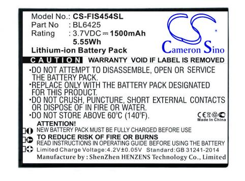 Batteria telefono fly fs454
