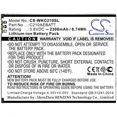 Batteria  wiko c210aebatt c210