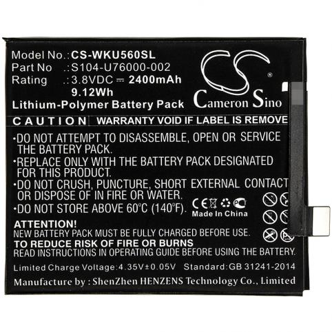 Batteria per telefono wiko s104 u76000 000 p4601 batteria