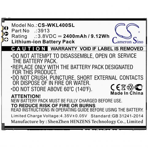 Batteria per telefono wiko batteria refc 3913