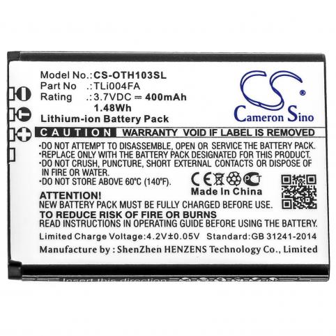 Batteria per telefono alcatel tli004fa onetouch 1013x batteria