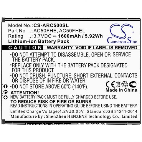 Batteria telefono archos gx395872