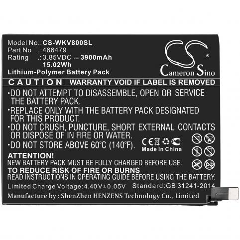Batteria per telefono wiko 466479 view 3 lite batteria