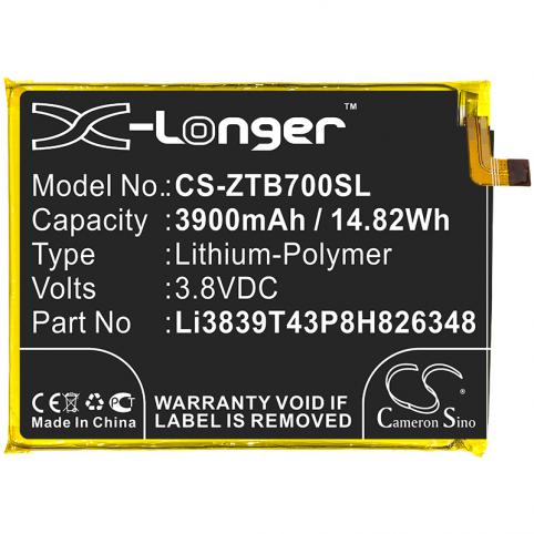 Batteria  zte li3839t43p8h826348