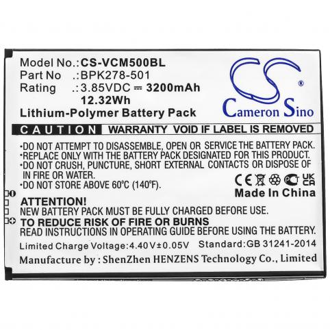 Batteria tpe terminale paiement verifone cm5