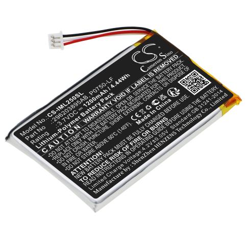 Batteria per ingenico 296203895ab link 2500