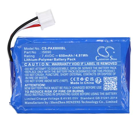 Batteria tpe terminale paiement pax q80