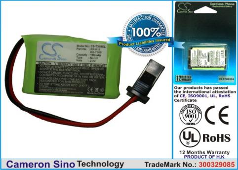 Batteria telefono senza fil panasonic kx a16