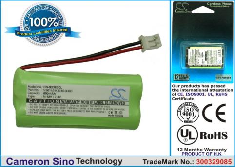 Batteria per siemens v30145 k1310 x383 gigaset a120
